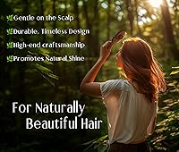 Desert Breeze 100% Wild Boar Bristle Hairbrush — image 6