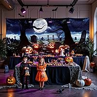 Tao-Ge Light Up Halloween Garage Door Cover 6ft x 13ft — image 8