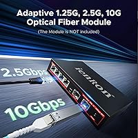 ienRon 6-Port 2.5Gb PoE Switch with 2-Port 10Gb SFP+ — image 2