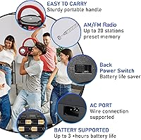 Pyle PHCD22.5 Portable CD Player Boombox — image 3