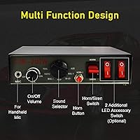 Safego JBQ-200W Police Siren Speaker Car PA System — image 3