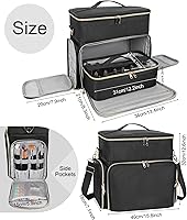 Nail Polish Organizer Case, Large Capacity for 64 Bottles — image 6