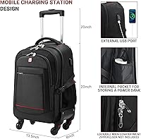 StarCloud Rolling Backpack with Wheels 18x14x8 — image 4