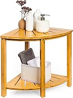 Sorbus Bamboo Shower Stool - Corner Bath Bench — image 9