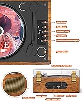 MANGOSTAN CD-005-BR Portable Retro CD Player — image 8