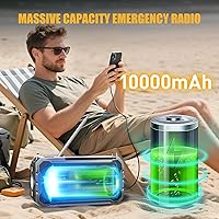 Pristar Hand Crank Emergency Radio 10000mAh — image 5