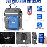 MOMUVO Laptop Backpack for Women 15.6 Inch — image 3