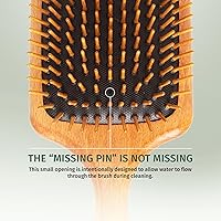SHASH Since 1869 Wooden Paddle Brush — image 4