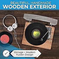 SoundBeast Retro Wooden Turntable TT24 — image 4