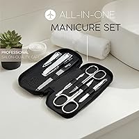 marQus Manicure Set Solingen 7 Piece Black Leather Case — image 2
