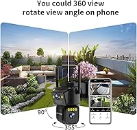 LETSCEE QG15-B Dual Lens Outdoor Security Camera — image 5