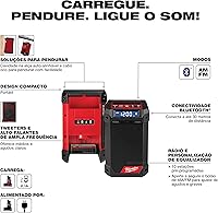 Milwaukee 2951-20 M12 Cordless Radio + Charger — image 4