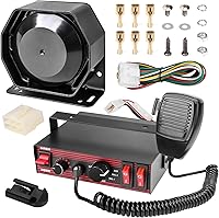 Winsgor 200W Police Siren for Car with Handheld Microphone — image 1