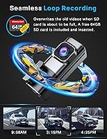 Navycrest Q7 4K Dash Cam Front and Rear with 64GB Card — image 5