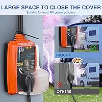 Nilight 50 to 30 Amp RV Surge Protector — image 7