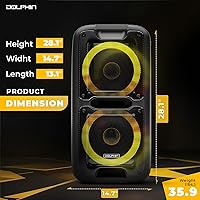 Party Speaker Dolphin SP-2100RBT Bluetooth Speaker — image 9