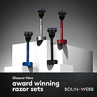 Bolin Webb Generation Razor and Stand in Blue with Gillette Fusion5 Blade — image 7