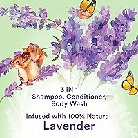 Suave Kids Natural Lavender 3-in-1 Shampoo, Conditioner & Body Wash, 16.5oz (Pack of 4) — image 2