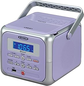 Jensen CD-660 Portable Stereo CD Player Boombox