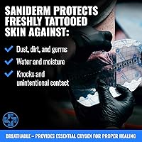 Saniderm Flex Tattoo Aftercare Bandage 10.2 in x 2 yd — image 7