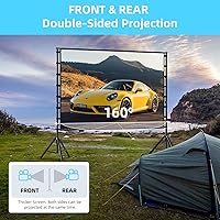 TOWOND 180-inch Projector Screen with Stand — image 6