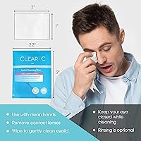 Clear C Eyelid Wipes 90 Count — image 6