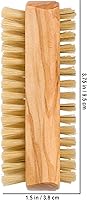 Redecker Natural Pig Bristle Nail Brush with Waxed Olive Wood Handle, 3-3/4-Inches — image 4