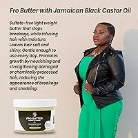 Fro Butter Jamaican Castor Oil Hair Thickener Treatment 8oz — image 6