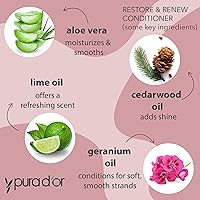 PURA D'OR Restore & Renew Shampoo and Conditioner Set — image 3