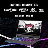 ASUS ROG Strix G15 (2022) Gaming Laptop, Ryzen 7 6800H, GeForce RTX 3050, 16GB RAM, 512GB SSD — image 2
