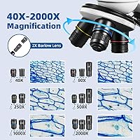 Fitense 40X-2000X Monocular Microscope — image 2