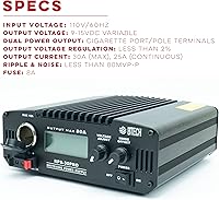 BTECH RPS-30PRO 30 Amp Regulated Power Supply — image 2