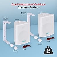 Pyle PDWR63 Waterproof Outdoor Speaker System — image 7