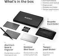 SecuX XSEED Bitcoin Wallet Seed Storage Steel Plate — image 3
