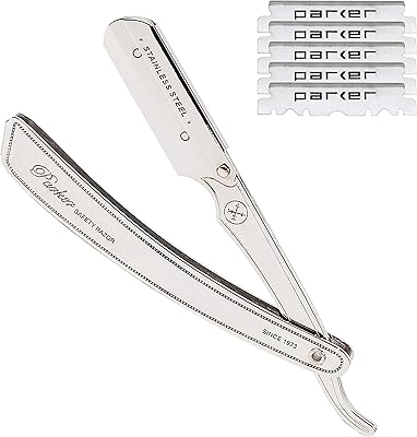 Parker SRX Stainless Steel Straight Razor