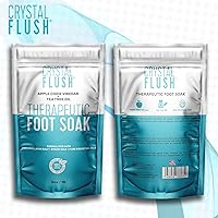 Crystal Flush Foot Soak with Apple Cider Vinegar, Tea Tree Oil & Pink Himalayan Salt 16oz — image 3