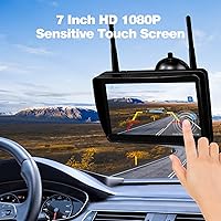 WOOCARTY 3-Camera Wireless RV Backup System — image 4