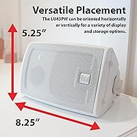 Dual Electronics LU43PW 4″ 3-Way Outdoor Indoor Wired Speakers — image 4