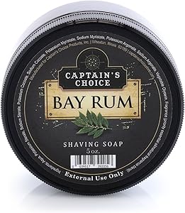 Captain's Choice BAY RUM Shaving Soap 5 oz. Review