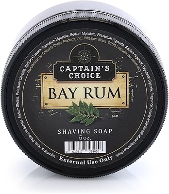 Captain's Choice BAY RUM Shaving Soap 5 oz.