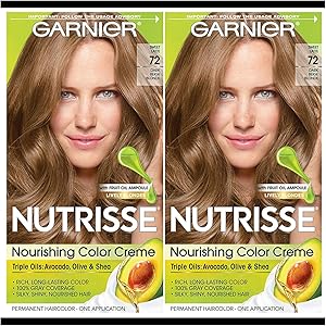 Garnier Nutrisse Nourishing Creme 72 Dark Beige Blonde (Sweet Latte) Review