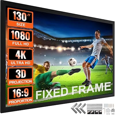 VEVOR 130-inch Projector Screen