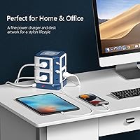 BESTEK PD 20W USB C Power Strip with Wireless Charger — image 6