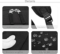 ecodudo Lightweight Black Backpack EBDU2301 — image 4