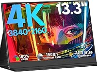 KEEPTIME 13.3″ 4K Portable Monitor — image 1