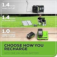Greenworks 500W 24V Portable Power Inverter with 4 Batteries — image 10