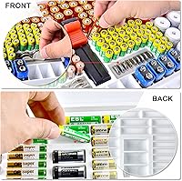 Xuerdon Battery Organizer Storage Case with Tester — image 3