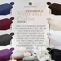 London Linens Extra Thick 3 Piece Massage Table Sheets Set - Lilac — image 7