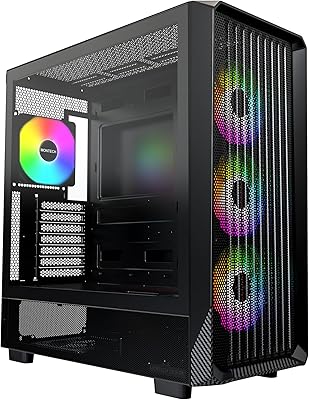 Montech X5 ATX Mid-Tower Gaming PC Case