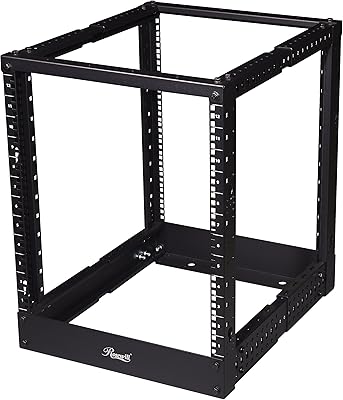 Rosewill RSR-4P12U001 12U Open Frame Server Rack